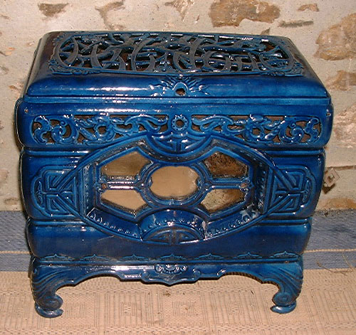 Old French Enamel Stove